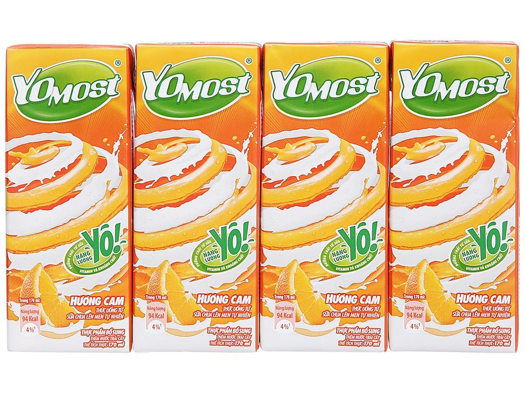 [YOMOST] Yogurt Drink Orange Flavor - 170 ml - A&E Foodstore