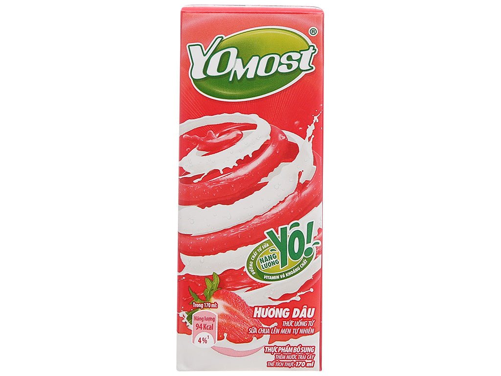 [YOMOST] Yogurt Drink Strawberry Flavor - 170 ml - A&E Foodstore