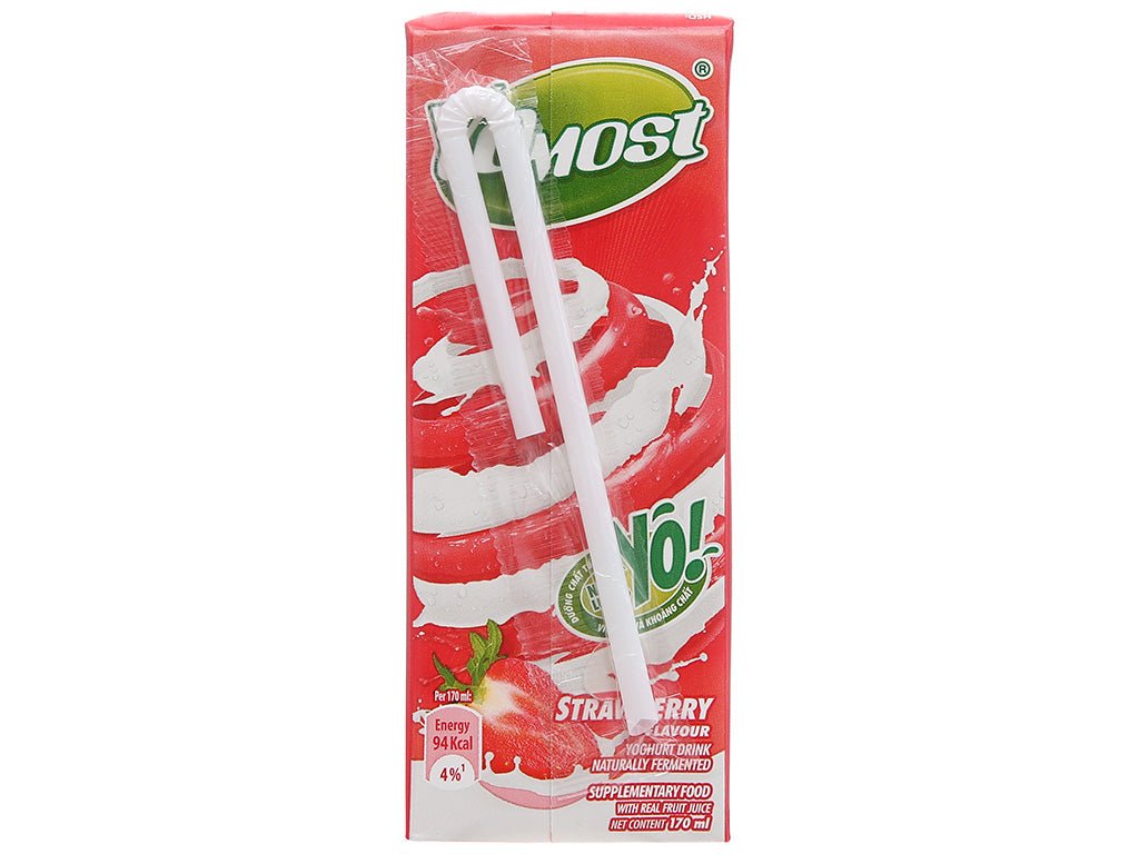 [YOMOST] Yogurt Drink Strawberry Flavor - 170 ml - A&E Foodstore
