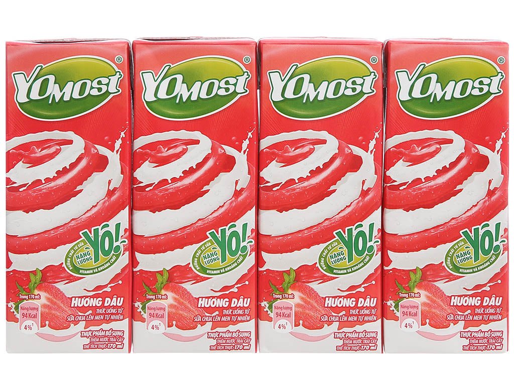 [YOMOST] Yogurt Drink Strawberry Flavor - 170 ml - A&E Foodstore