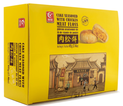 Youchen Cake Seasoned with Chicken Meat Floss 15pcs 495 g - A&E Foodstore