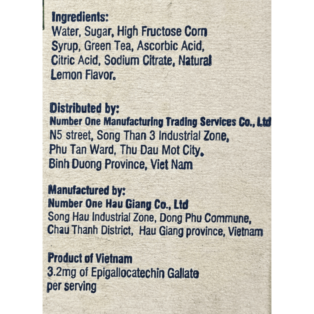 Zero Degree Green Tea Lemon Flavored15.4oz - A&E Foodstore