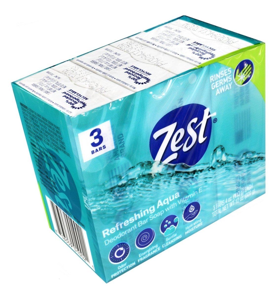 Zest Refreshing Aqua Soap 12oz - A&E Foodstore