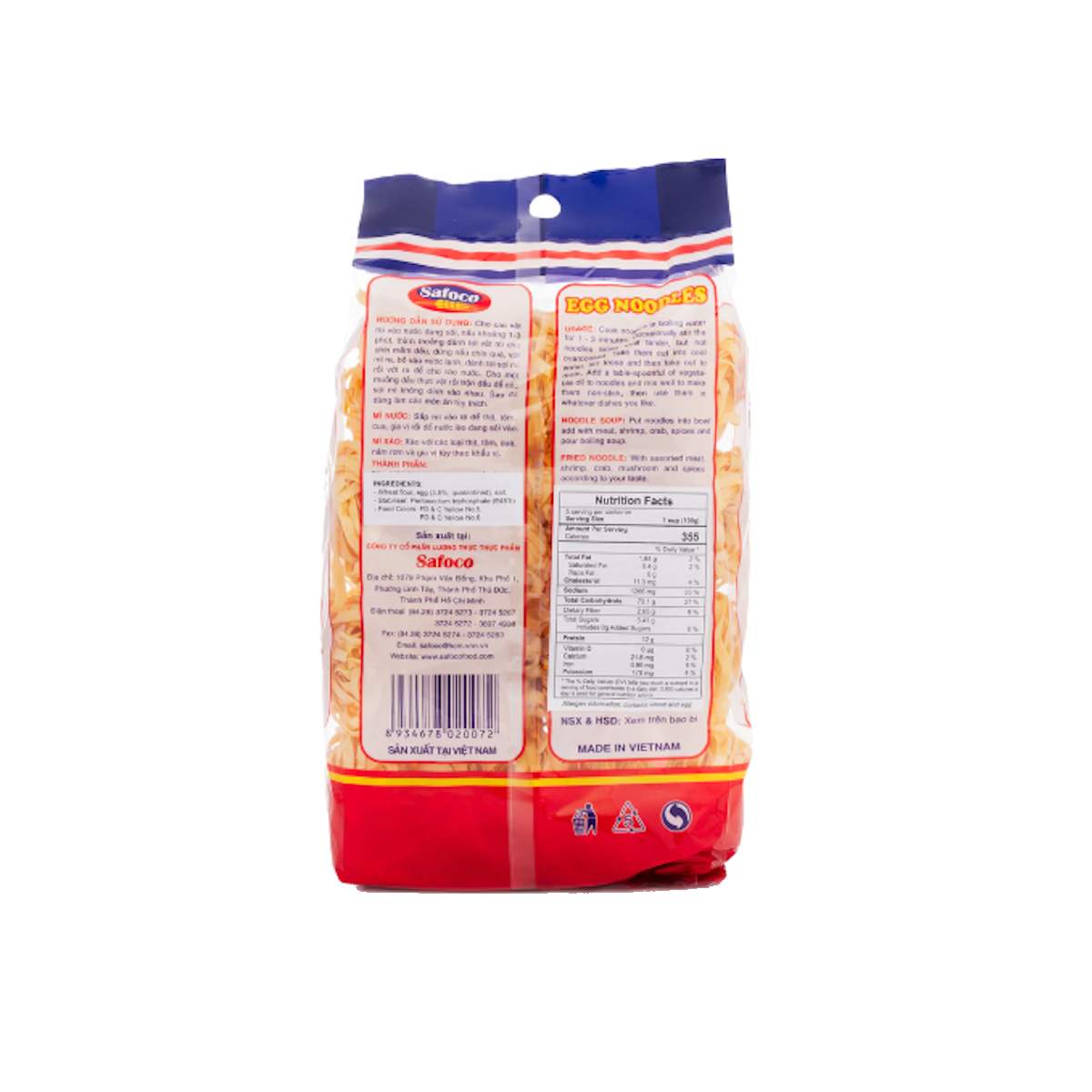 Safoco Premium Thick Egg Noodle 500 g