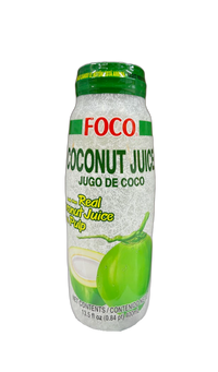 FOCO Real Coconut Juice With Pulp 400ml