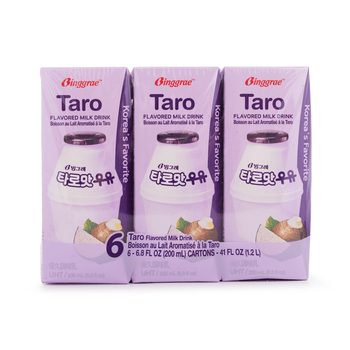 Binggrae Milk Drink, Taro Flavor 6ct - A&E Foodstore